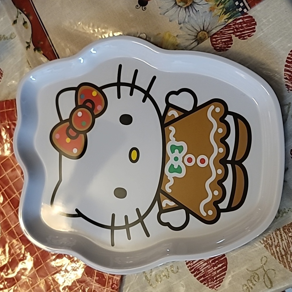 Hello Kitty Gingerbread Plate